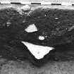 Excavation photograph : area 3 - close up of f322?/3131, from N.