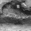 Excavation photograph : area 3 - f3220/3020, detail of complete half section, from N.