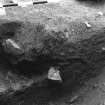 Excavation photograph : area 3 - f3220/3020, detail of complete half section, from N.