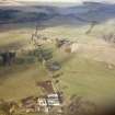 Aerial view of Heathmount Farm, Crofts of Kingscauseway, S of Tain, Easter Ross, looking NNE.