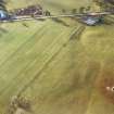 Aerial view of field, E of Heathmount Farm, near Tain, Easter Ross, looking W.