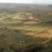 Aerial view of Birichen & Lednabirichen crofting settlements, W of Dornoch, East Sutherland, looking NW.