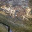 Aerial view of roundhouse, Storal, Strath Brora, East Sutherland, looking SE.