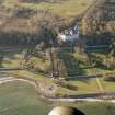 Aerial view of Dunrobin Castle, Golspie, East Sutherland, looking NW.