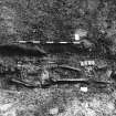 Excavation photograph : area M - skeleton 1103, just to west of 1100 completely excavated..