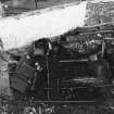 Excavation photograph : area M - burials under Gas Meter House, NW corner of coalyard.