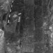 Excavation photograph: area X - vertical view of paving in front of hearth.