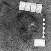 Excavation photograph: area X/H - soil hearth in 1406.