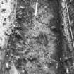 Excavation photograph : area BB - trial trench - detail of surface.