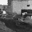 Excavation photograph : area M - outer ditch, inner edge and fills.