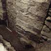 Excavation photograph : powder magazine below 1753 Ordnance Store.