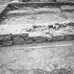 Dunfermline, Priory Lane, former Lauder Technical College, excavations.
Excavation photograph : trench 1 - precinct wall F108.