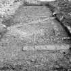 Dunfermline, Priory Lane, former Lauder Technical College, excavations.
Excavation photograph : trench 6 - showing ? modern drains.
