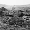 Excavation photograph from East Rhins Burnt Mound project.