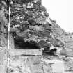 Excavation photograph - fireplace 2 - W ingo showing salt-box
