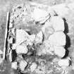 Excavation photograph - hearth 18 in Room I