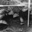 Biggar Common cairn excavation archive
Cairn 1: Detail of section. Looking W.