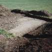 Broomhill, Newstead: rescue excavation archive
Frame 16: Road surface (F003) looking from E to W.






