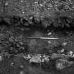 Excavation photograph : trench 2 - detail of F102 from north.