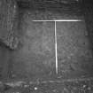 Trench 5 showing brick structure - from N