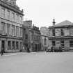 General view of the High Street, Haddington, including Carlyle House and The British Linen Bank.