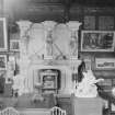 Interior view of Hospitalfield House, Arbroath, showing gallery.