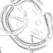 Publication drawing; Plan of Shaw Hill, Calkin settlement.