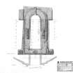 Brechin Cathedral, Round Tower doorway: Developed elevation and strip plan