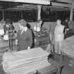 Tayburn Works, Dundee. View of sack making department at work.