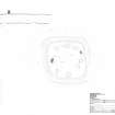 HES survey drawing: Balgarthno stone circle, plan and sections