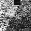 Interior of broch including void in wall.
