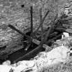 View of water wheel.