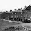 Frontage view of east barrack blocks from north east