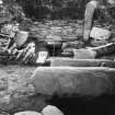 Excavation Photograph: Hut 4 drain. pl.v.2.