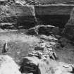 Excavation Photograph: House 10, outer face of W wall, cell. pl.xxv.1.