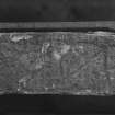 Excavation Photograph: Carving on pillar from Hut 8. pl.li.3.