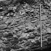 Publication photograph; Fig. 10 Inner face of wall: Section D (the staff is truly vertical)
