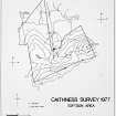 Toftgun survey area map 1:10560 Ink