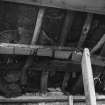 Interior.
View of byre roof structure.