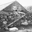 View of unidentified croft building used as hen house.
