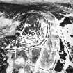 Woden Law, fort and associated monuments: air photograph under snow.
Professor D. Harding, 1983.
