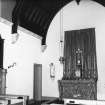 Interior.
View of chapel.