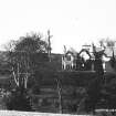 Copy of historic photograph showing general view from E.