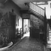 Copy of historic photographic view of ground floor main entrance hall.