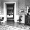 Minto House, interior
View from drawing room into library