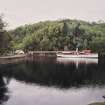 View of pier and steam ship Sir Walter Scott from NE