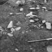 Excavation photograph - Timber setting
