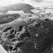 Hill of Tillymorgan, quarries: oblique air photograph.