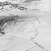 Berry Hill, enclosure: oblique air photograph under snow.
