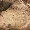 Woden Law, linear earthwork, palisaded settlement and cord rig: air photograph.
